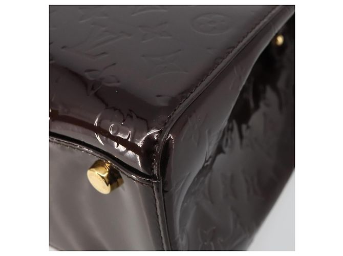 LOUIS VUITTON Monogram Vernis Blair GM Bag 2way Amarante M91616 LV Auth 185036 Bordò - vista 12