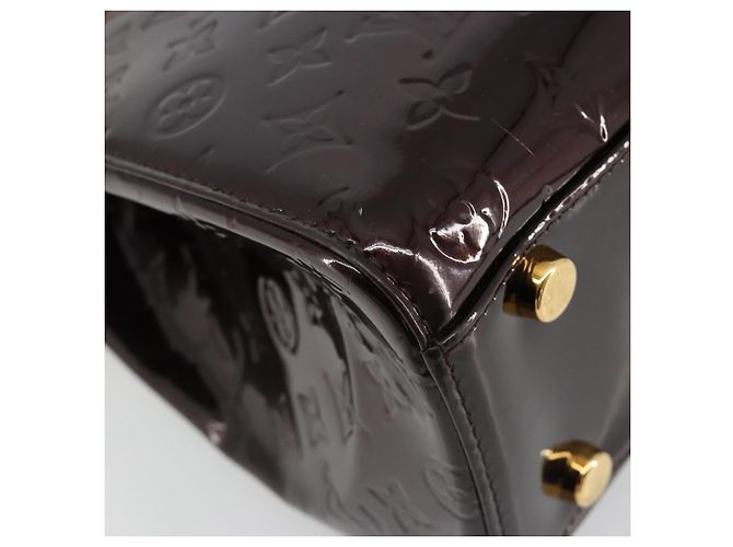 LOUIS VUITTON Monogram Vernis Blair GM Bag 2way Amarante M91616 LV Auth 185036 Bordò - vista 13