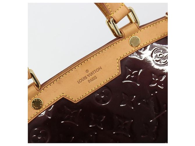 LOUIS VUITTON Monogram Vernis Blair GM Bag 2way Amarante M91616 LV Auth 185036 Bordò - vista 16