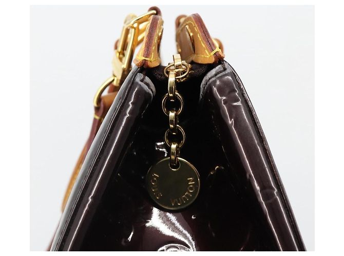 LOUIS VUITTON Monogram Vernis Blair GM Bag 2way Amarante M91616 LV Auth 185036 Bordò - vista 17