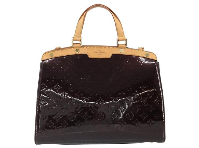 LOUIS VUITTON Monogram Vernis Blair GM Bag 2way Amarante M91616 LV Auth 185036 Bordò - vista 2
