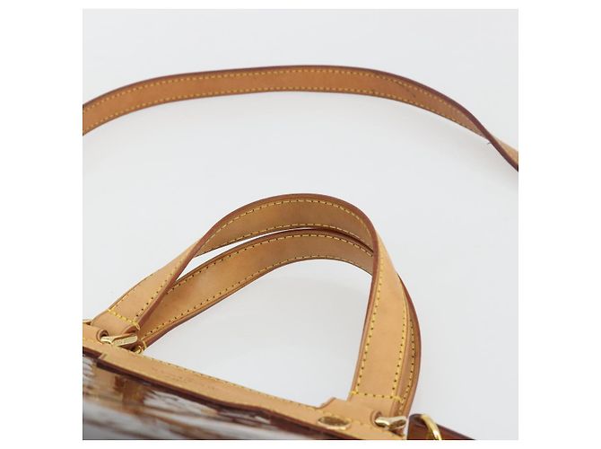 LOUIS VUITTON Monogram Vernis Blair GM Bag 2way Amarante M91616 LV Auth 185036 Bordò - vista 8