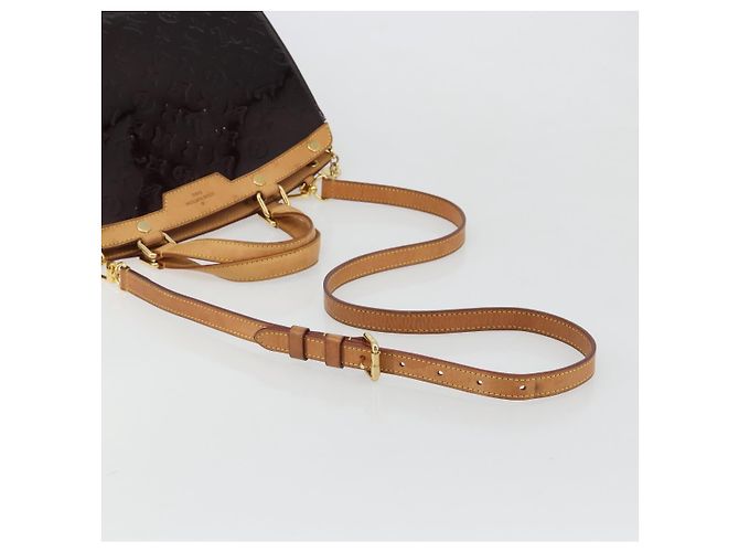 LOUIS VUITTON Monogram Vernis Blair GM Bag 2way Amarante M91616 LV Auth 185036 Bordò - vista 9