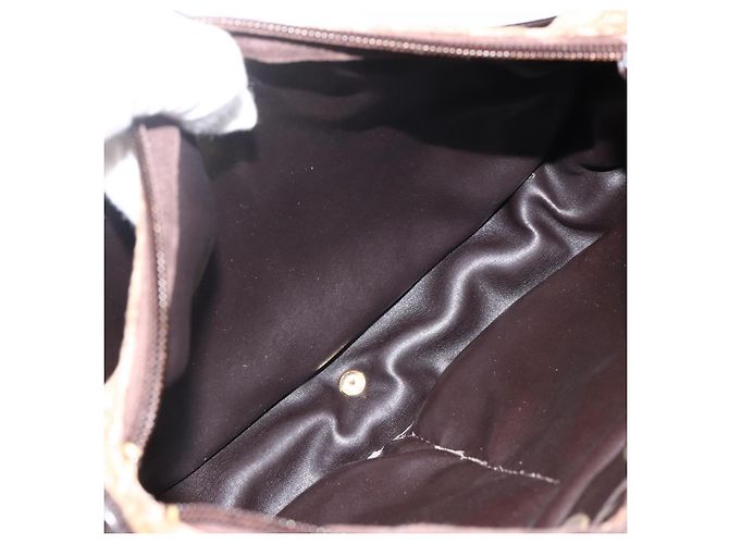 Borsa a tracolla Christian Dior Trotter Canvas Beige Oro Autentica LNZ423 - vista 16