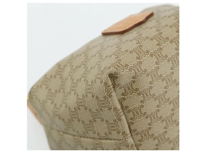 Céline Pochette CELINE Macadam Canvas PVC Beige Oro Auth 176668A D'oro - vista 10