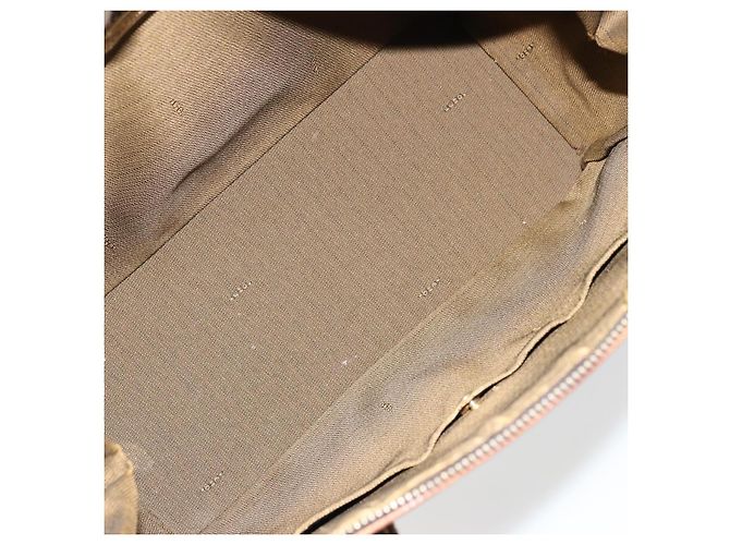 Borsa a Mano FENDI Zucca Canvas Nero Marrone Auth 177879 - vista 19