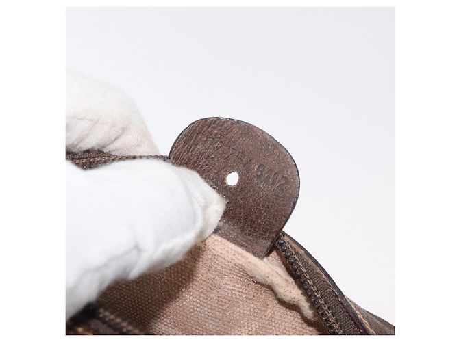 GUCCI GG Supreme Web Sherry Line Bag PVC Outlet 007 754 6112 4030 Auth 179036 Beige D'oro - vista 20