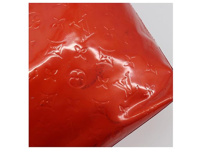 LOUIS VUITTON Borsa Monogram Vernis Reade MM Rossa M91086 LV Auth ka5182 Rosso - vista 10