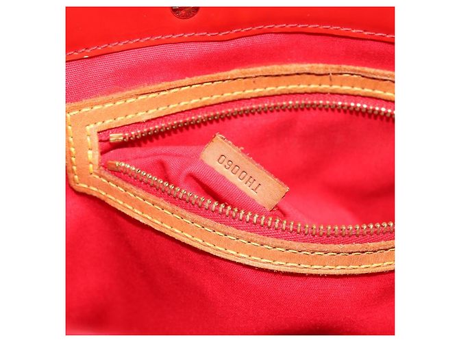 LOUIS VUITTON Borsa Monogram Vernis Reade MM Rossa M91086 LV Auth ka5182 Rosso - vista 12