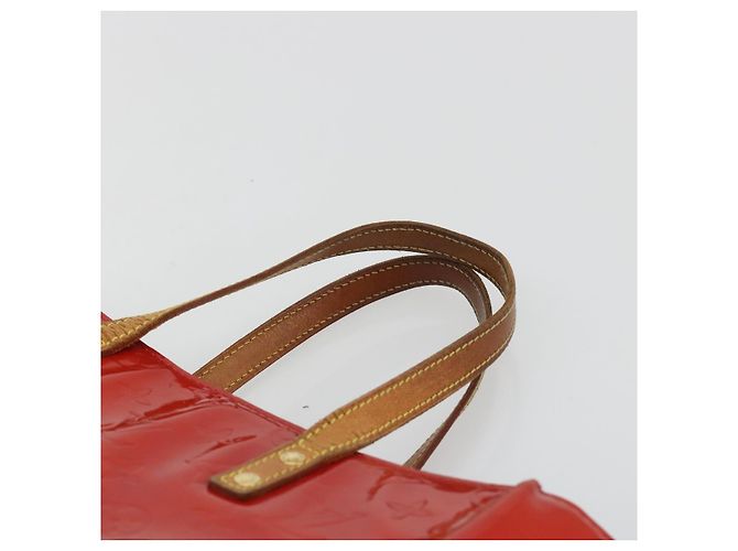 LOUIS VUITTON Borsa Monogram Vernis Reade MM Rossa M91086 LV Auth ka5182 Rosso - vista 14