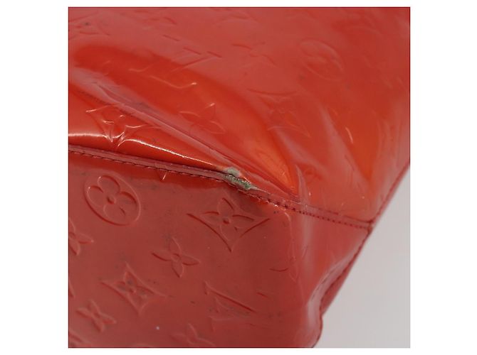 LOUIS VUITTON Borsa Monogram Vernis Reade MM Rossa M91086 LV Auth ka5182 Rosso - vista 15