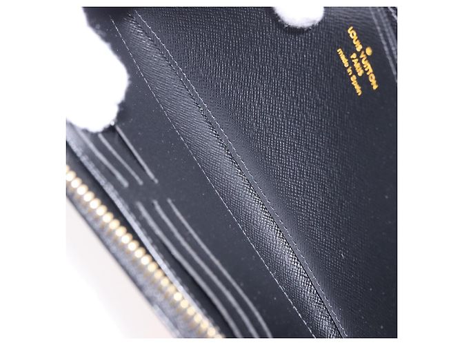 LOUIS VUITTON Epilase Zippy Wallet Long Wallet Blue Black M62268 LV Auth 191544M Nero - vista 20