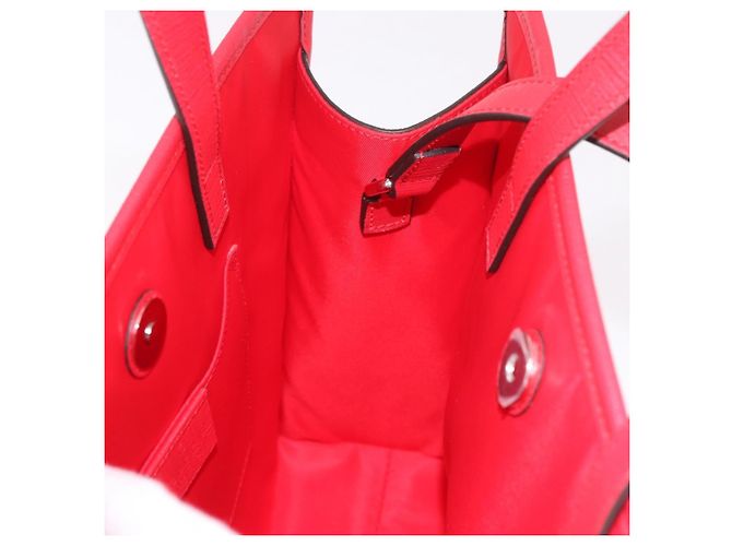 Borsa GUCCI Yuko Higuchi PVC 2way Rosso 630542 Auth 191602SM - vista 20