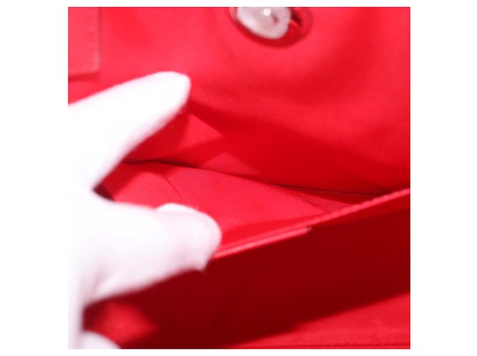Borsa GUCCI Yuko Higuchi PVC 2way Rosso 630542 Auth 191602SM - vista 22