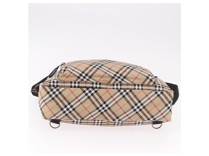 Borsa a mano BURBERRY Canvas 3way Beige Oro Auth mr2653 D'oro - vista 5