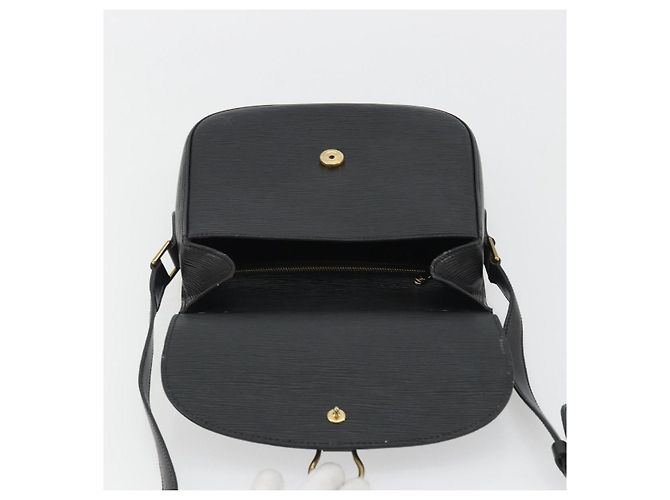 Borsa a Spalla LOUIS VUITTON Epi Saint Cloud GM Black Noir M52192 LV Auth ep15065A Nero - vista 19