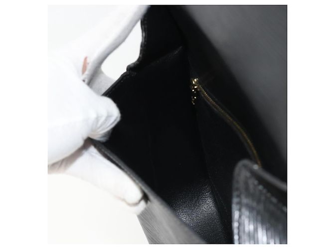 Borsa a Spalla LOUIS VUITTON Epi Saint Cloud GM Black Noir M52192 LV Auth ep15065A Nero - vista 24