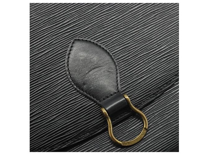 Borsa a Spalla LOUIS VUITTON Epi Saint Cloud GM Black Noir M52192 LV Auth ep15065A Nero - vista 8