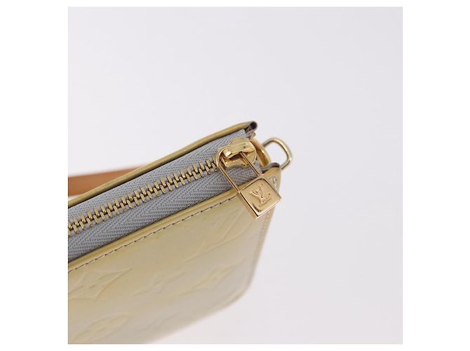 LOUIS VUITTON Monogram Vernis Lexington Accessory Pouch Gris M91056 Auth ka5139 - vista 10