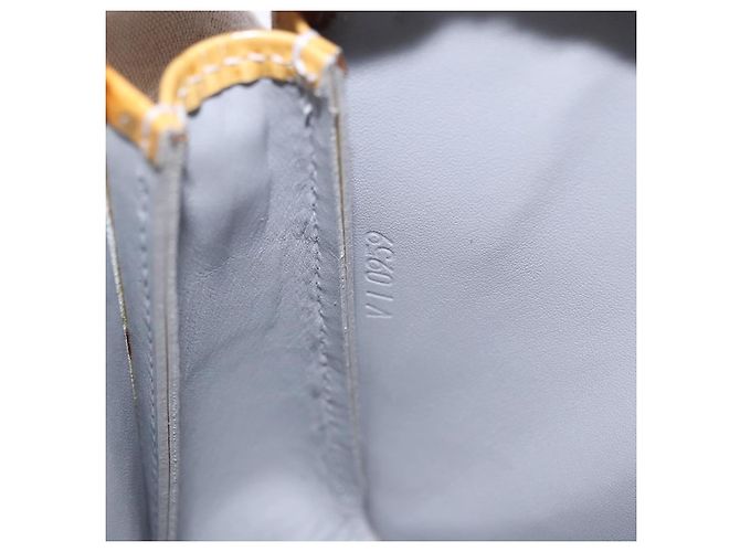 LOUIS VUITTON Monogram Vernis Lexington Accessory Pouch Gris M91056 Auth ka5139 - vista 12