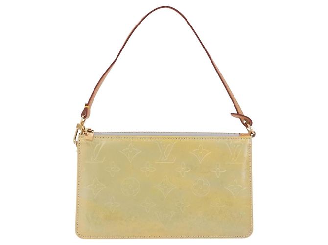 LOUIS VUITTON Monogram Vernis Lexington Accessory Pouch Gris M91056 Auth ka5139 - vista 13