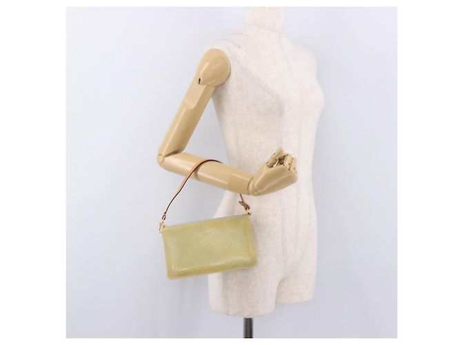 LOUIS VUITTON Monogram Vernis Lexington Accessory Pouch Gris M91056 Auth ka5139 - vista 20