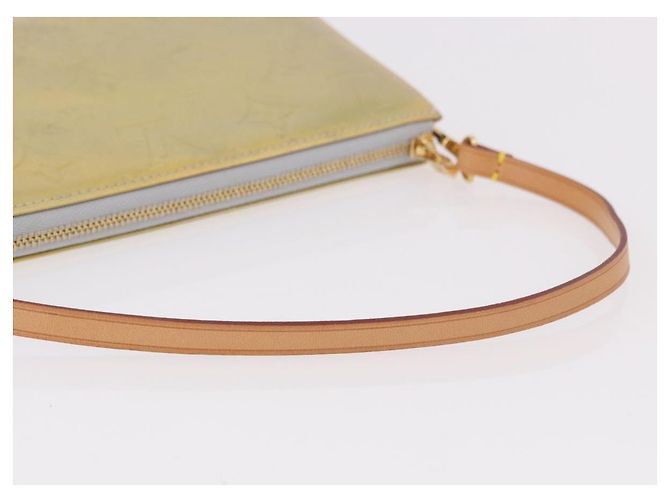 LOUIS VUITTON Monogram Vernis Lexington Accessory Pouch Gris M91056 Auth ka5139 - vista 7