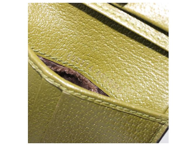 Portafoglio GUCCI GG Canvas Off The Grid Khaki 625574 Auth BA13855 Cachi - vista 11