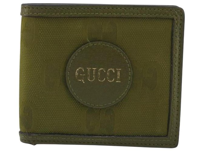 Portafoglio GUCCI GG Canvas Off The Grid Khaki 625574 Auth BA13855 Cachi - vista 13
