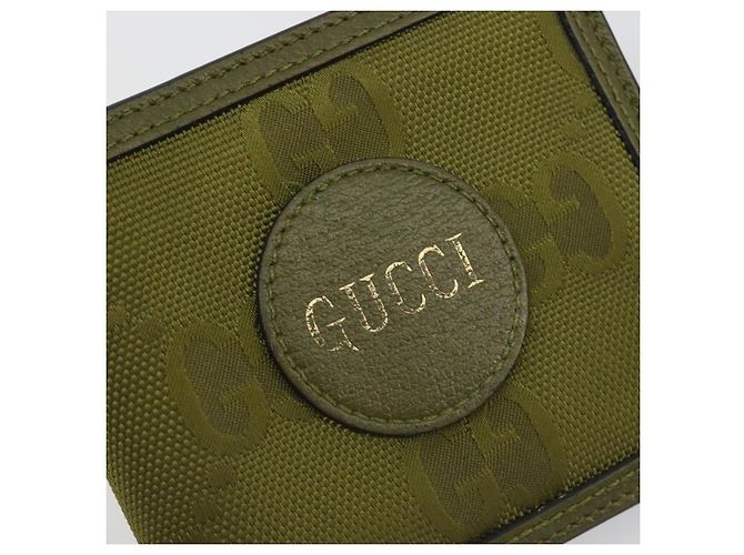 Portafoglio GUCCI GG Canvas Off The Grid Khaki 625574 Auth BA13855 Cachi - vista 17