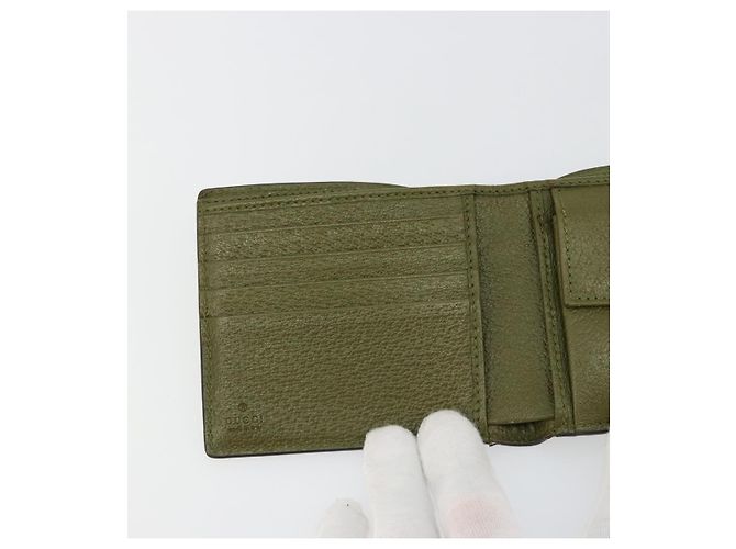 Portafoglio GUCCI GG Canvas Off The Grid Khaki 625574 Auth BA13855 Cachi - vista 19
