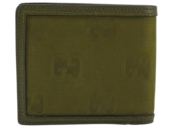 Portafoglio GUCCI GG Canvas Off The Grid Khaki 625574 Auth BA13855 Cachi - vista 2