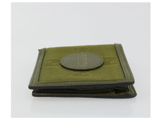 Portafoglio GUCCI GG Canvas Off The Grid Khaki 625574 Auth BA13855 Cachi - vista 3