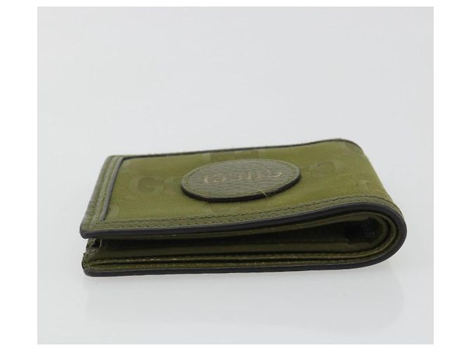 Portafoglio GUCCI GG Canvas Off The Grid Khaki 625574 Auth BA13855 Cachi - vista 5