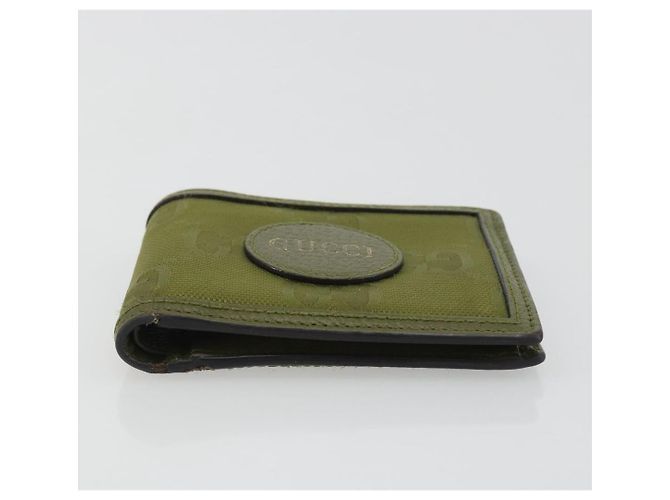Portafoglio GUCCI GG Canvas Off The Grid Khaki 625574 Auth BA13855 Cachi - vista 6