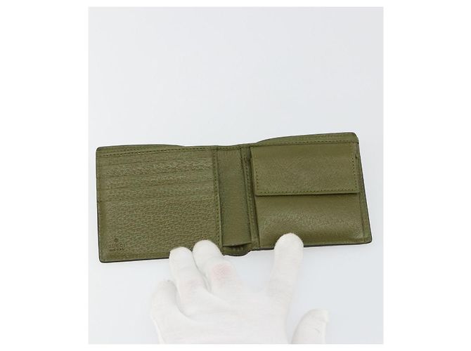 Portafoglio GUCCI GG Canvas Off The Grid Khaki 625574 Auth BA13855 Cachi - vista 8