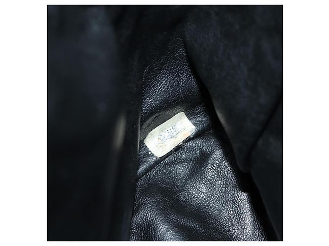 CHANEL Matelasse Chain Backpack Lamb Skin Gold Black CC Auth 189831SV Schwarz Golden - Ansicht 12