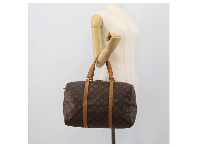 LOUIS VUITTON Monogram Sac Souple 35 Boston Bag M41626 LV Auth 190642 Monogramm - Ansicht 19