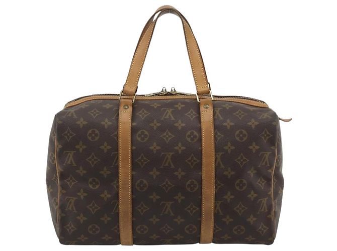LOUIS VUITTON Monogram Sac Souple 35 Boston Bag M41626 LV Auth 190642 Monogramm - Ansicht 2