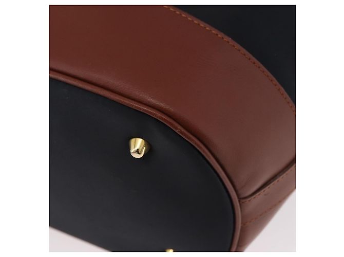 SAINT LAURENT Borsa a Spalla Nylon Nero Oro Auth BA13718A D'oro - vista 16