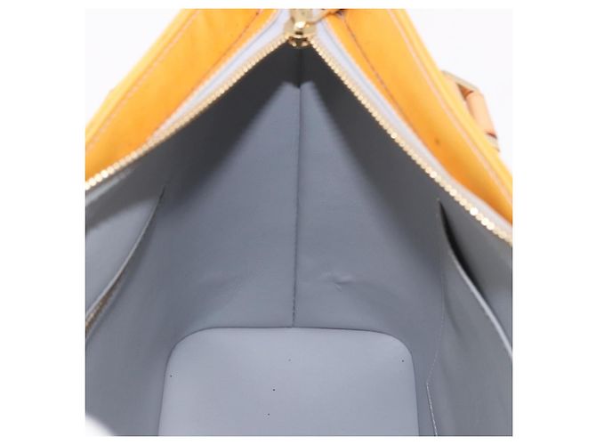 LOUIS VUITTON Borsa Monogram Vernis Houston Gris M91053 LV Auth ep15069 Grigio - vista 18