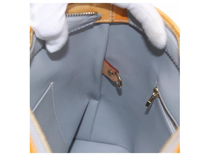 LOUIS VUITTON Borsa Monogram Vernis Houston Gris M91053 LV Auth ep15069 Grigio - vista 19