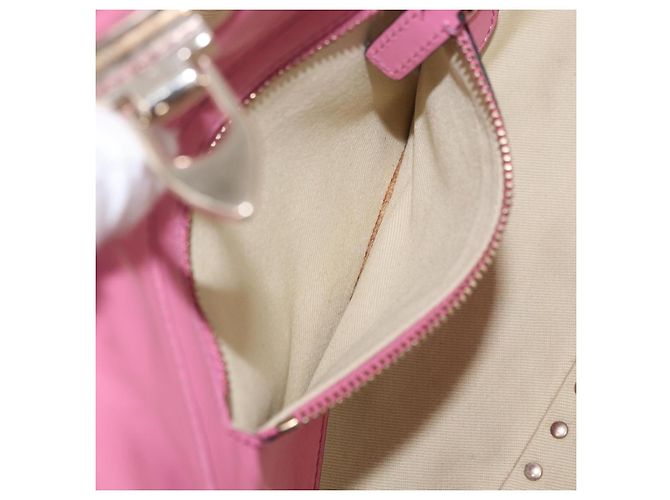 VALENTINO Studs Tote Bag Leder 2way Pink Gold Auth BA13725A Golden - Ansicht 24