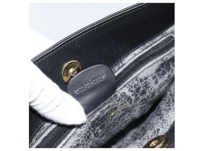 Borsa a Spalla GUCCI Micro GG Supreme PVC Nero Oro 001 14 0934 Auth mr2775 D'oro - vista 12