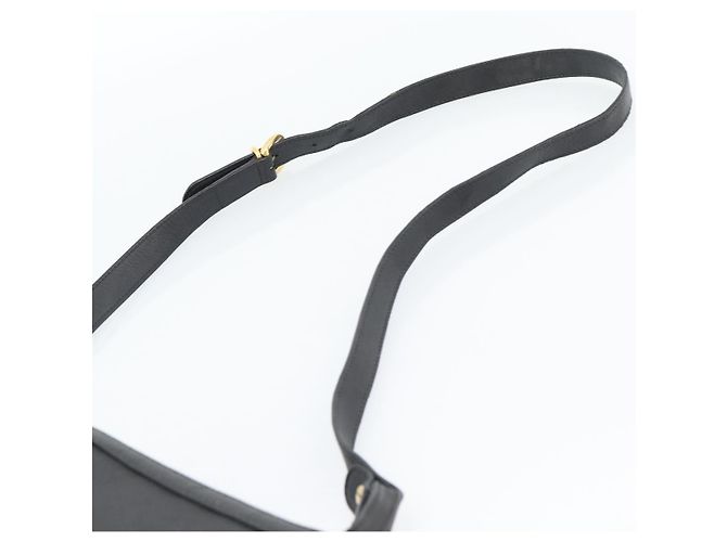 Borsa a Spalla GUCCI Micro GG Supreme PVC Nero Oro 001 14 0934 Auth mr2775 D'oro - vista 8