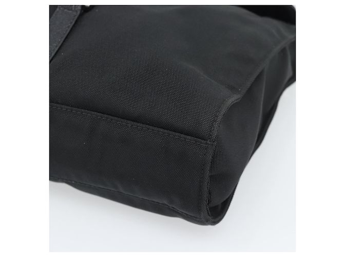 Borsa GUCCI Nylon Nero Argento 001 3734 Auth mr2639 - vista 8