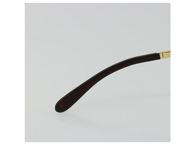Céline Gafas de sol sin montura CELINE C Macadam Metal Marrón Oro Auth BA14022V Castaño Dorado - vista 18