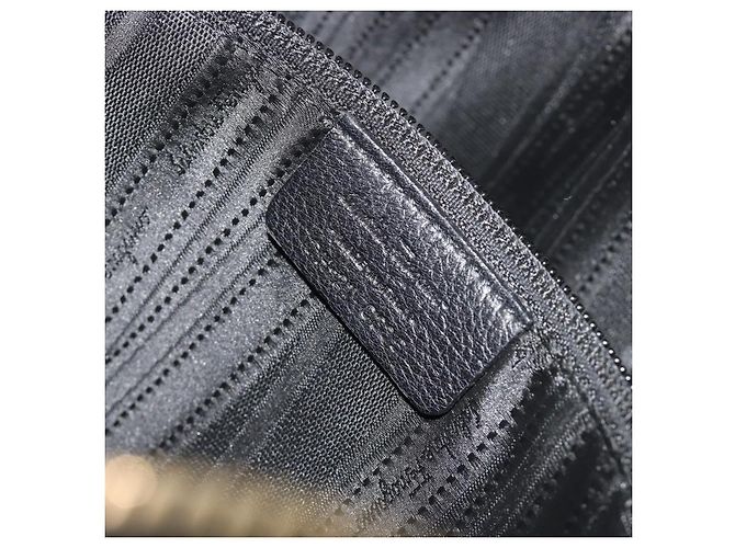 Borsa Salvatore Ferragamo Vala in Pelle Nera e Oro Auth BA13758 Nero D'oro - vista 12