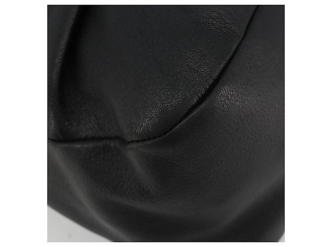 Borsa Salvatore Ferragamo Vala in Pelle Nera e Oro Auth BA13758 Nero D'oro - vista 14