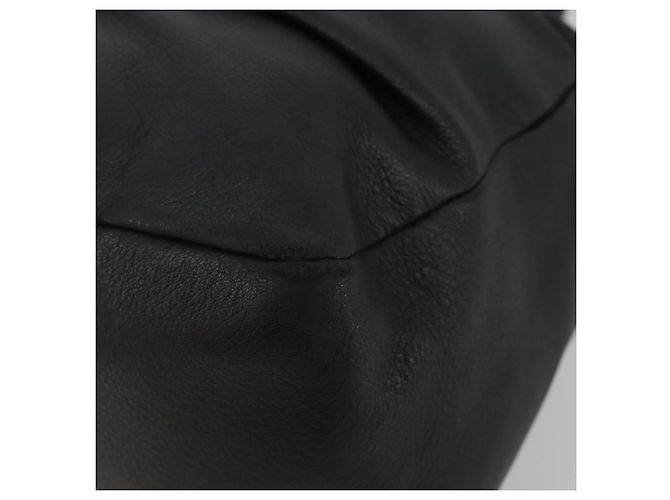 Borsa Salvatore Ferragamo Vala in Pelle Nera e Oro Auth BA13758 Nero D'oro - vista 9